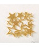 Posavasos de estrellas de purpurina dorado con referencia MOP-NA25 y un precio de 1,36 € de la sección Regalos y objetos para...