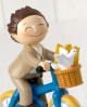 Figura para tarta de comunión de niño en bici con referencia MOP-Y912.3 y un precio de 14,81 € de la sección figura de tarta ...