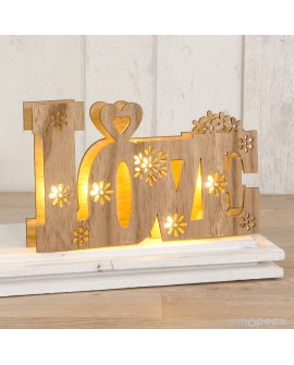 "Love" Decoración de madera con luz LED para eventos_MOP-W774_28,72 €