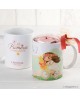 Taza niña comunión en bici personalizable con referencia MOP-G912.2.1 y un precio de 11,22 € de la sección regalos para niños