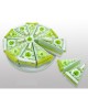 Tarta de cajitas con forma de porciones verde con referencia DIS-2624 verde y un precio de 20,00 € de la sección Detalles par...