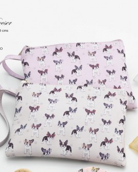 Bolsa de mano o neceser con perritos con referencia DOP-1206 y un precio de 2,20 € de la sección Detalles para bodas