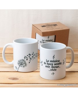 Taza de música con referencia MOP-G330.1 y un precio de 11,22 € de la sección REGALO DE HOMBRE