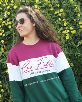 Sudadera fallera "Les falles, una forma de vida"_EF-SUD Fall_27,50 €