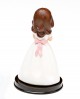 Figura para tarta niña de comunión con vestido de flores con referencia DOP-1707 y un precio de 9,15 € de la sección figura d...