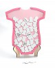 Pelele rosa de los deseos para bebé. con referencia DOP-1482 y un precio de 14,90 € de la sección detalles para bautizo