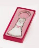 Llavero niña de comunión lazo rosa personalizable con referencia DOP-1633 y un precio de 2,62 € de la sección detalles de com...