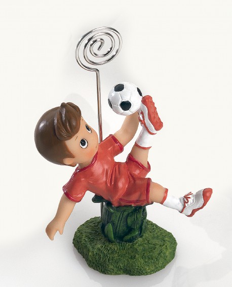 Portafotos pinza niño futbolista con referencia DOP-1635 y un precio de 3,04 € de la sección regalos para niños