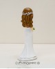 Figura para tarta de novia individual con ramo. con referencia MOP-Y404 y un precio de 15,20 € de la sección Detalles para bo...