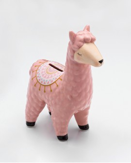 Hucha de llama. con referencia DOP-1650 y un precio de 7,90 € de la sección regalos para niños