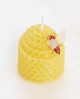 Vela de cera natural con abeja con referencia DOP-1090 y un precio de 1,48 € de la sección Detalles para bodas