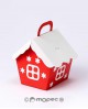 Cajita casa navideña. con referencia MOP-NE5 y un precio de 0,60 € de la sección Regalos y objetos para la navidad