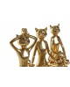 Figuras 3 gatos haciendo yoga.