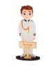 Figura niño vestido de almirante blanco para tarta de comunión con referencia DOP-7658 y un precio de 8,75 € de la sección fi...