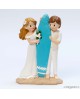 Figura tarta novios surferos con referencia MOP-Y200 y un precio de 32,10 € de la sección figura de tarta de boda