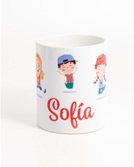 Taza personalizada niños con referencia PAR-taza niños y un precio de 4,00 € de la sección regalos para niños