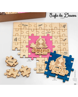 Puzzle de deseos comunión. con referencia DOP-7678 y un precio de 24,20 € de la sección detalles de comunión