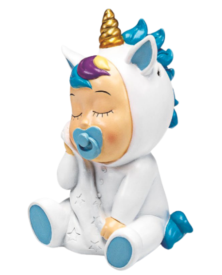 Figura para tarta y hucha de un bebé unicornio. con referencia DOP-1544 y un precio de 10,40 € de la sección detalles para ba...