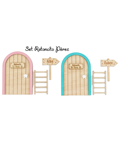 Puerta del Ratoncito Pérez personalizada con referencia DOP-7486 y un precio de 15,90 € de la sección Decoración infantil