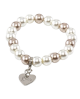 Pulsera de perlas con corazón con referencia DOP-1071 y un precio de 2,95 € de la sección Detalles para bodas
