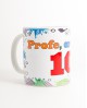 Taza de cerámica " Profe, eres de 10"