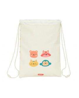 Saco mochila preescolar animalitos con referencia RM-saco animalitos y un precio de 15,00 € de la sección MATERIAL ESCOLAR