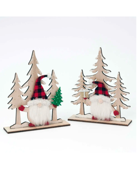 Figura bosque de madera con gnomos. con referencia MOP-NW32 y un precio de 4,40 € de la sección Regalos y objetos para la nav...