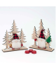 Figura bosque de madera con gnomos. con referencia MOP-NW32 y un precio de 4,40 € de la sección Regalos y objetos para la nav...