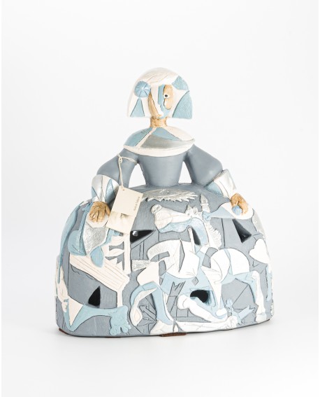 Figura menina Guernica azul pastel con referencia PAR - Menina azul pastel y un precio de 75,00 € de la sección Figuras decor...