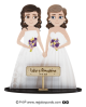 Figura para tarta de novias de metacrilato personalizable. con referencia DOP-7144 y un precio de 18,65 € de la sección Detal...