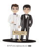 Figura para tarta boda de chicos de metacrilato personalizable. con referencia DOP-7145/1 y un precio de 18,65 € de la secció...