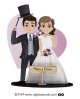 Figura para tarta de novios photocall en metacrilato personalizable. con referencia DOP-7143/1 y un precio de 18,65 € de la s...