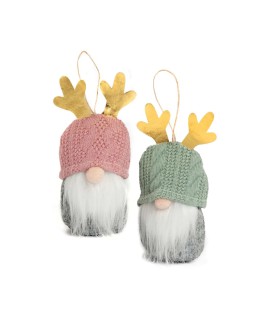 Gnomos con gorro de lana rosa y verde con referencia MOP-NA77 y un precio de 2,75 € de la sección Regalos y objetos para la n...