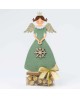 Figura de angelita de fieltro verde. con referencia MOP-NA133 y un precio de 4,70 € de la sección Regalos y objetos para la n...