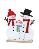 Figura de madera de familia de muñecos de nieve. con referencia MOP-NA124 y un precio de 5,15 € de la sección Regalos y objet...