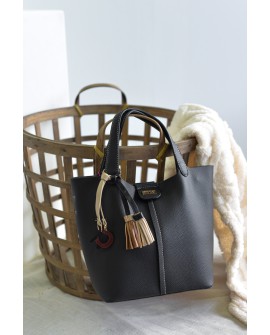 Bolso mini pespuntes negro con referencia NOC-2425699N y un precio de 54,15 € de la sección Bolsos de mujer