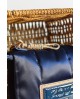 Bolso plano nylon satinado azul. con referencia NOC-2425645A y un precio de 47,45 € de la sección complementos de mujer