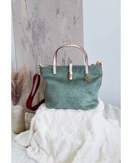 Bolso tote antelina NC verde con referencia NOC-2425615V y un precio de 64,95 € de la sección Bolsos de mujer