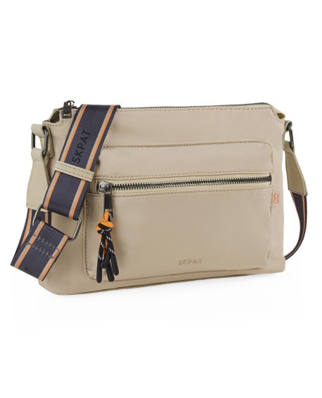 Bandolera beige de nylon de la firma Skpat con referencia ARS-323930 y un precio de 30,75 € de la sección Bolsos de mujer