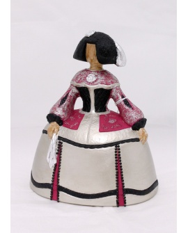 Figura de menina pequeña con strass con referencia BEA- negra strass y un precio de 80,00 € de la sección Figuras decorativas