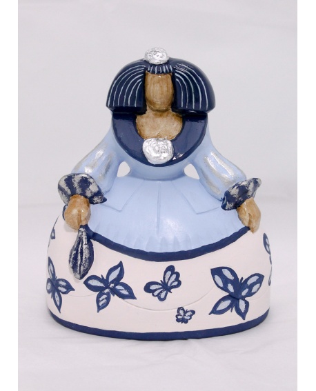 Menina azul con mariposas. con referencia Tienda 31 y un precio de 65,00 € de la sección Figuras decorativas