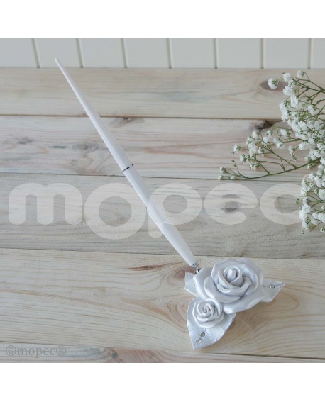 Bolígrafo para firmas con rosas con referencia MOP-G2100 y un precio de 13,16 € de la sección Detalles para bodas
